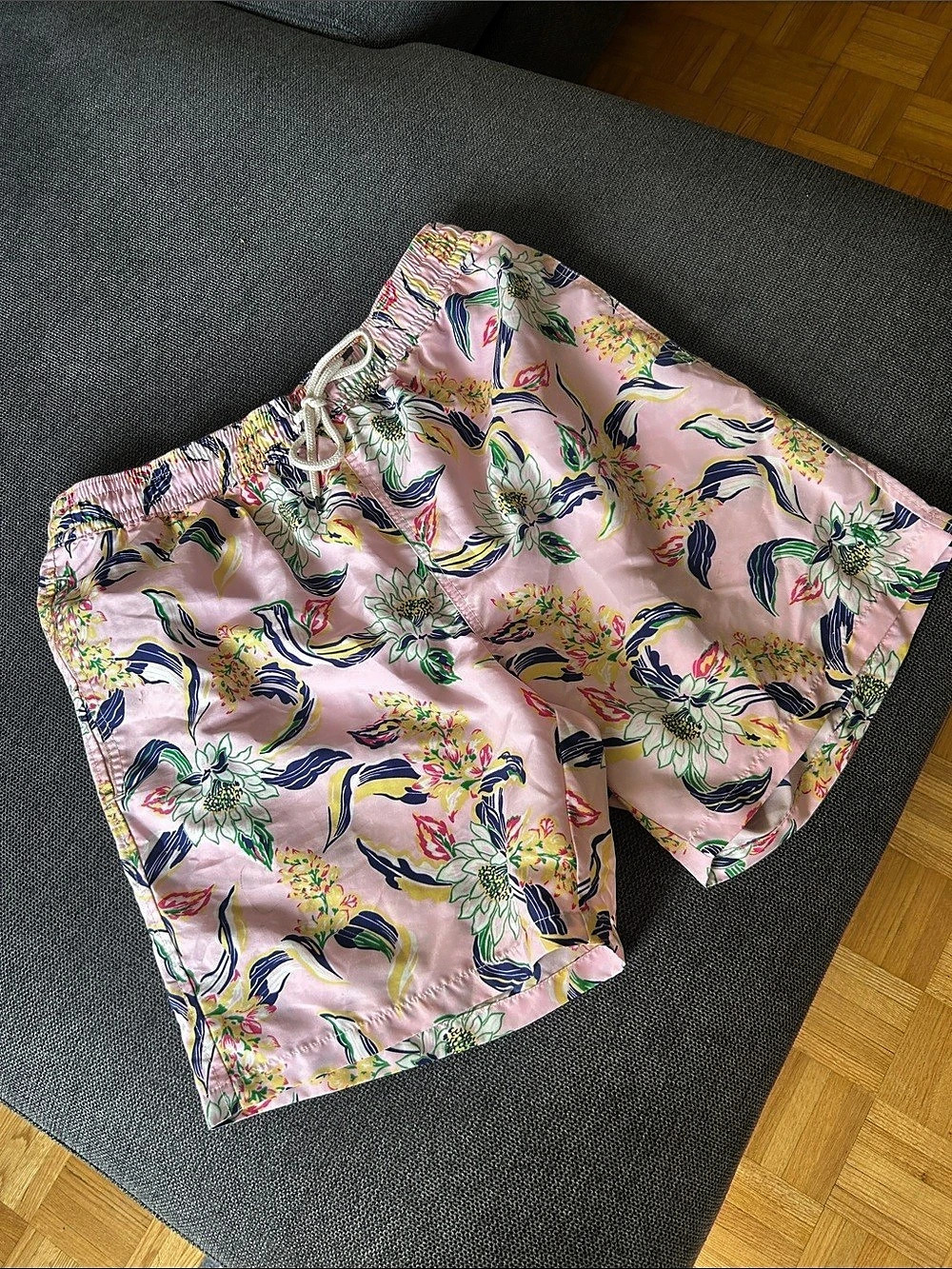 Polo Ralph Lauren Floral Athletic Shorts in Pink & Blue Size Large